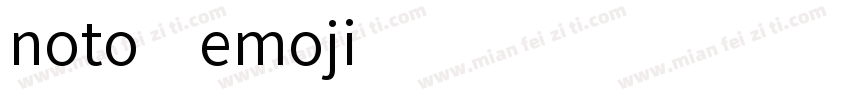noto emoji字体转换